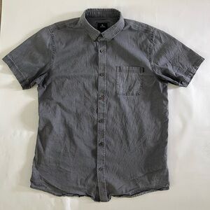 Rip Curl Surf Button Down - Striped - black/charcoal